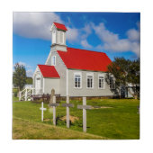 IJslandse kerk Tegeltje (Voorkant)