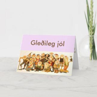 IJslandse kerst Kaart