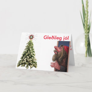 IJslandse kerst Kaart