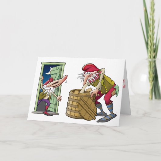 Ijslandse Kerstkaart Feestdagen Kaart (Voorkant)