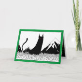 IJslandse Kerstkat Kaart (Voorkant)