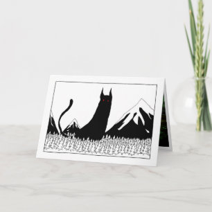 IJslandse Kerstkat Kaart