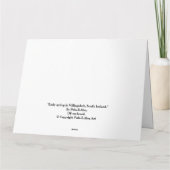 IJslandse kerstkunst door Pola.B.Alex Kaart (Achterkant)