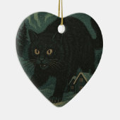 IJslandse Kerstmis jul Kat Keramisch Ornament (Rechts)