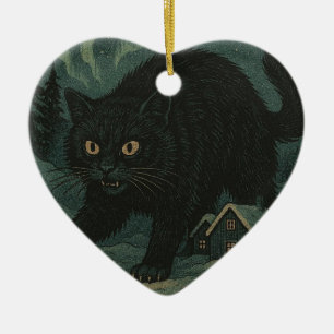 IJslandse Kerstmis jul Kat Keramisch Ornament