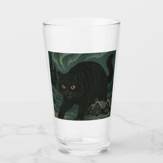 IJslandse Kerstmis julkat Glas (Voorkant)