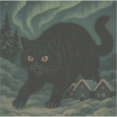 IJslandse Kerstmis julkat  Sticker (Voorkant)