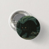 IJslandse Kerstmis Yule Kat Ronde Button 3,2 Cm (Voorkant /achterkant)