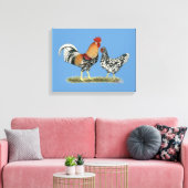 IJslandse kippen Canvas Afdruk (Insitu (Woonkamer))