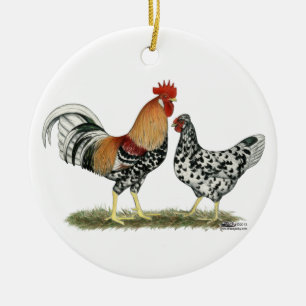 IJslandse kippen Keramisch Ornament