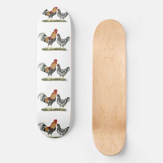 IJslandse kippen Skateboard (Voorkant)