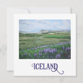 IJslandse landschapskaart, foto van Pola.B.Alex Feestdagenkaart (Voorkant)