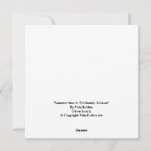 IJslandse landschapskaart, foto van Pola.B.Alex Feestdagenkaart (Achterkant)