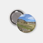 IJslandse landschapsmagneet Magneet (Voorkant / Achterkant)