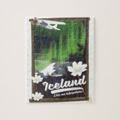 IJslandse  landschapsreisposter Legpuzzel (Verticaal)