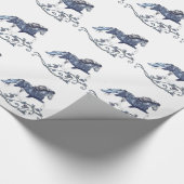 IJslandse Merrie Blámóða Cadeaupapier (Hoek)
