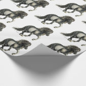 IJslandse merrie Brana Cadeaupapier (Hoek)