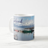 Ijslandse Mok Cup Husavik Souvenir Memento (Voorkant links)