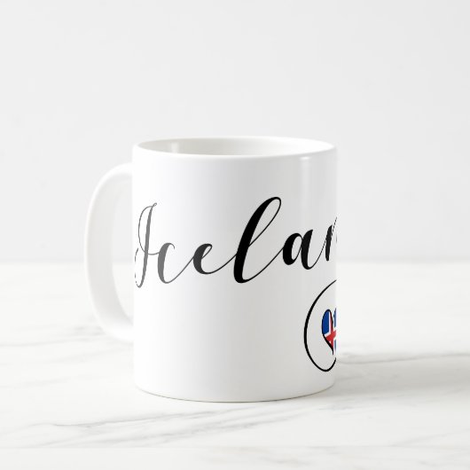 IJslandse Mok van het hart (Voorkant links)