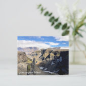 IJslandse natuur Briefkaart (Staand voorkant)