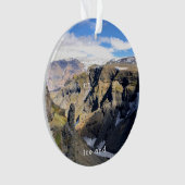 IJslandse natuur - keramische versiering Ornament (voorkant)