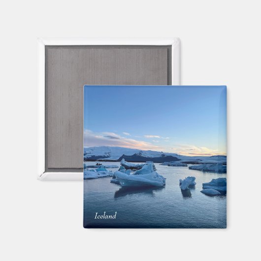IJslandse natuur - magneet (Voorkant / Achterkant)
