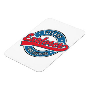 IJslandse ontdekkingsreiziger in avontuur Magneet