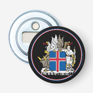 IJslandse opener voor vlagflessen, IJsland Emblem 