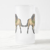 IJslandse Paard Kerstmis Matglas Bierpul (Voorkant rechts)