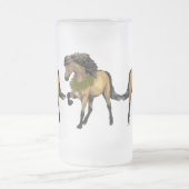 IJslandse Paard Kerstmis Matglas Bierpul (Center)