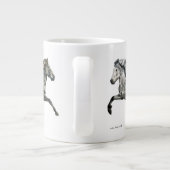 IJslandse paarden dansen Grote Koffiekop (Achterkant)