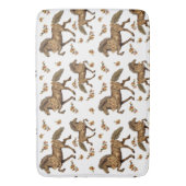 IJslandse paarden en bloemen van 1930 Badmat (Voorkant Verticaal)