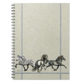IJslandse paarden in beweging Notitieboek (Voorkant)