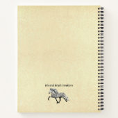 IJslandse paarden in beweging Notitieboek (Achterkant)