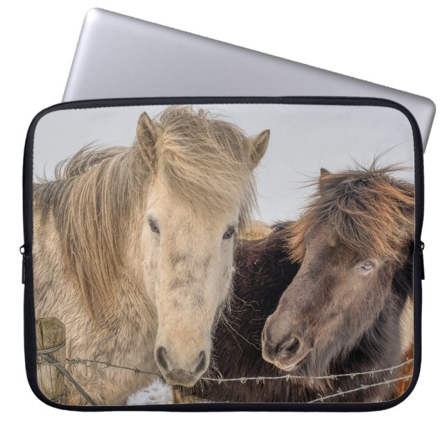 IJslandse paarden Laptop Sleeve (Voorkant)
