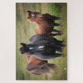 IJslandse paarden Natuur Landschap Animal Legpuzzel (Verticaal)