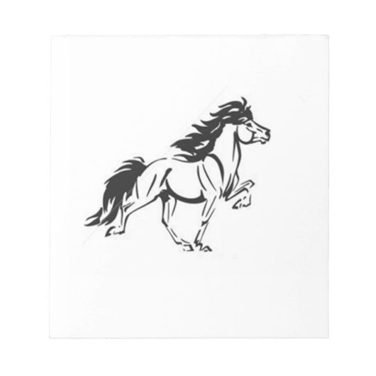 IJslandse paarden Notitieblok (Voorkant)
