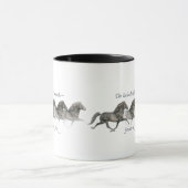 IJslandse paarden rijden even glad als zijde ~ Mok (Midden)