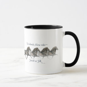 IJslandse paarden rijden zo soepel als zijde ~ Mok