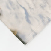 IJslandse paardenfokkerij op sneeuwfoto Fleece Deken (Hoek)