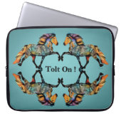 IJslandse paardenkunst ~ Tolt on! Laptop Sleeve (Voorkant)