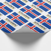 IJslandse paardenvlag Cadeaupapier (Hoek)