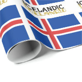 IJslandse paardenvlag Cadeaupapier (Rol Hoek)