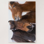 IJslandse paardenvrienden Legpuzzel (Verticaal)