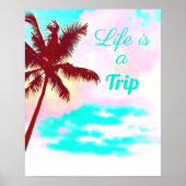 IJslandse palmbomen Poster (Voorkant)