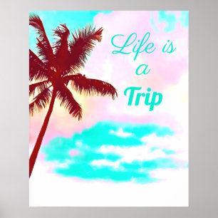 IJslandse palmbomen Poster