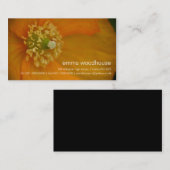 IJslandse papaver ・ Persoonlijk Visitekaartje (Voorkant / Achterkant)