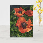 "Ijslandse Papavers" Kaart (Gele Bloem)