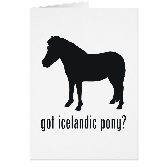 IJslandse Pony (Voorkant)