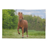 IJslandse Pony bij een Tölt Funny Photo Horse Love Kussensloop (Achterkant)